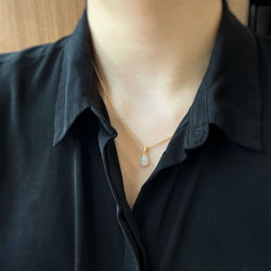 Collier pendentif - Or jaune & Opale - Castafiore