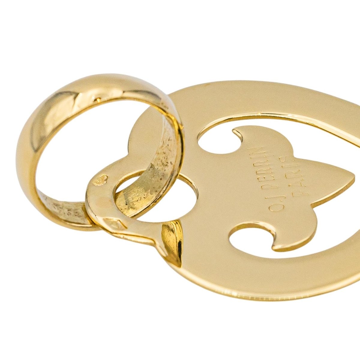 Collier Pendentif PERRIN en or jaune - Castafiore