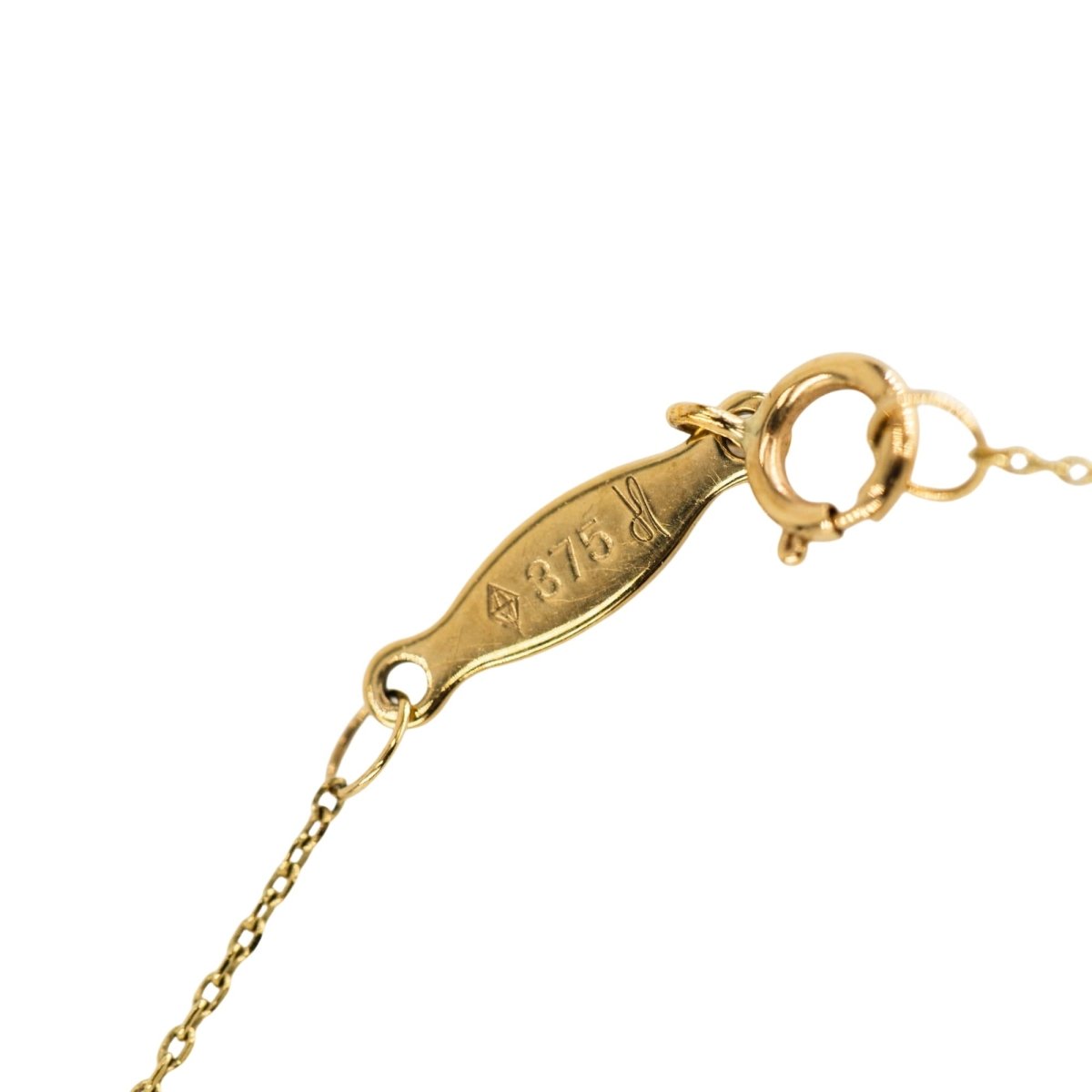 Collier Pendentif PERSÉE en or jaune, turquoise et diamants - Castafiore