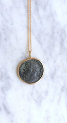 Collier pendentif pièce romaine Galerius - Castafiore
