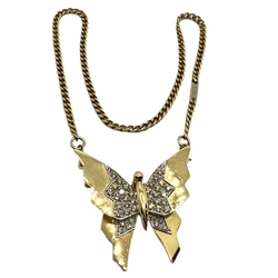 Collier Pendentif POMELLATO en or jaune, or blanc et diamants - Castafiore
