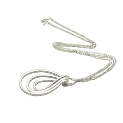 Collier Pendentif RAIMA en or blanc et diamants - Castafiore