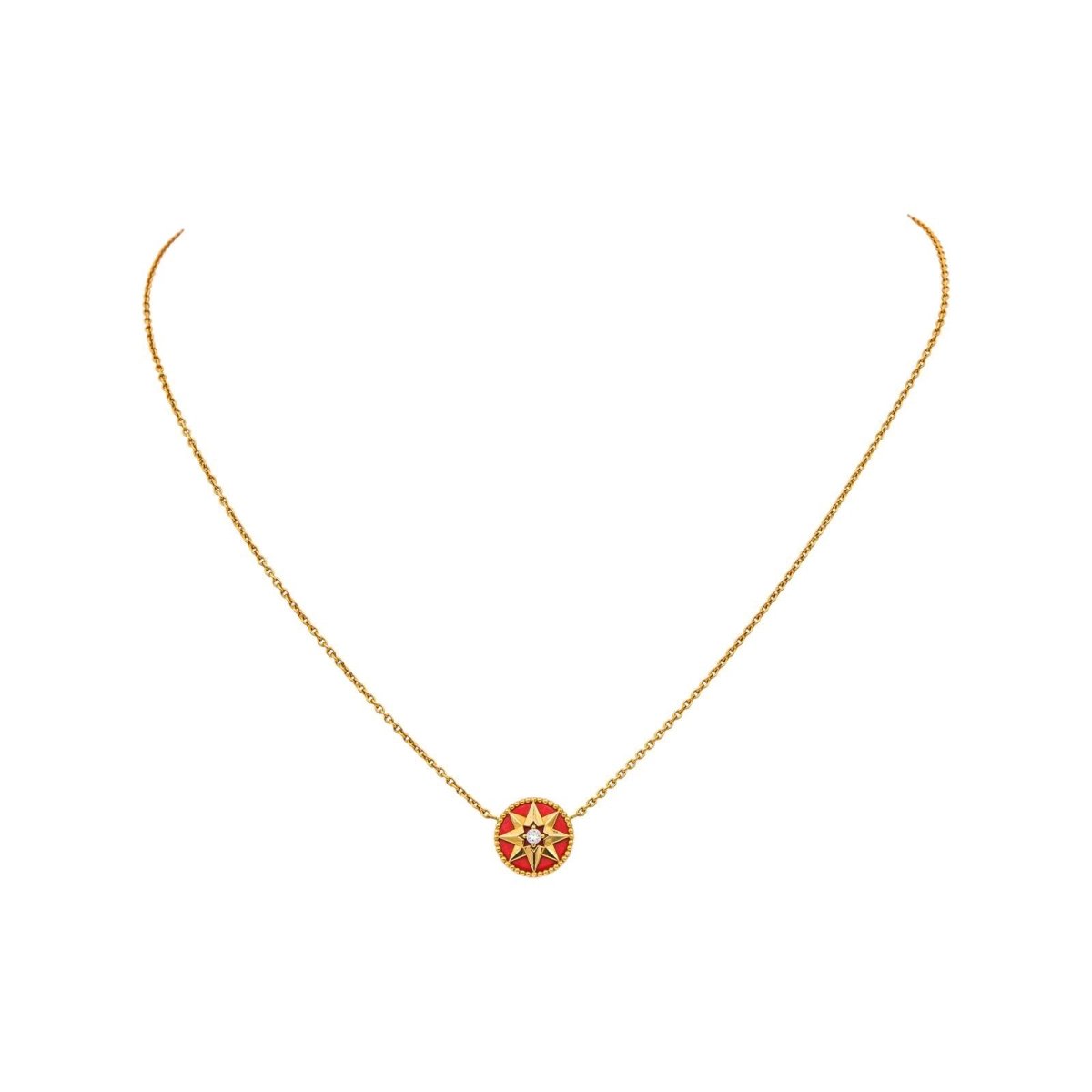 Dior Necklace Compass rose Rose gold diamond