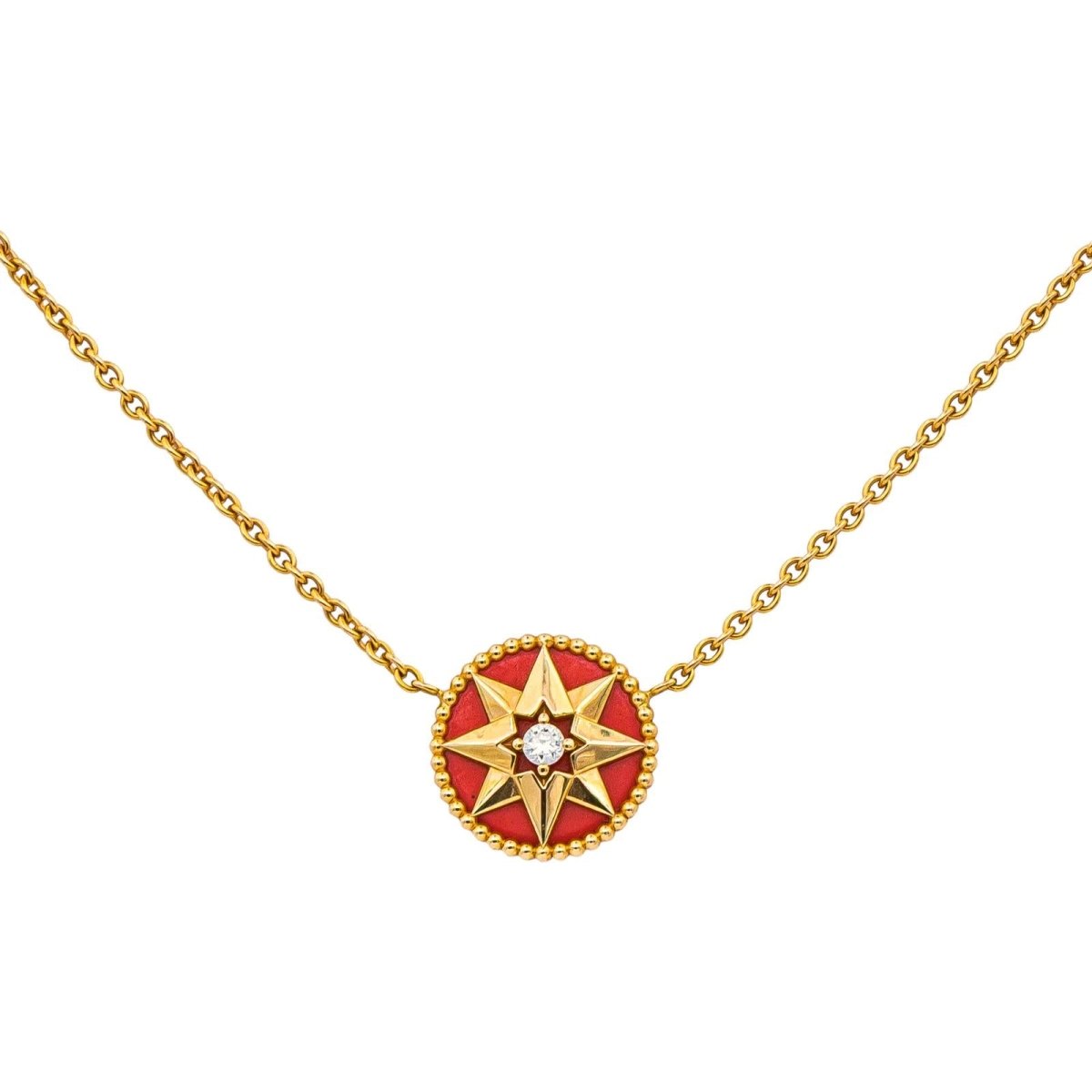 Dior Necklace Compass rose Rose gold diamond