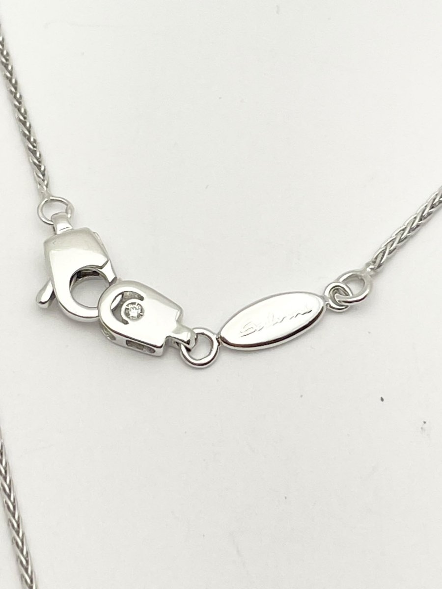 Collier Pendentif SALVINI en or blanc et diamants - Castafiore