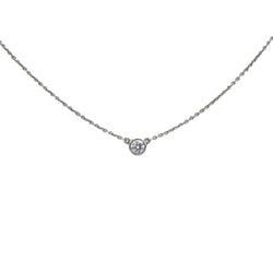 Collier Pendentif TIFFANY & CO. "Diamonds By The Yard" en platine et diamant - Castafiore