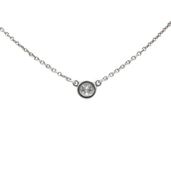 Collier Pendentif TIFFANY & CO. "Diamonds By The Yard" en platine et diamant - Castafiore