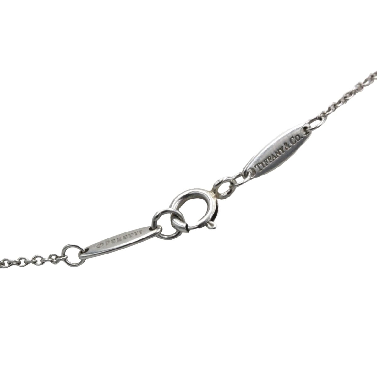 Collier Pendentif TIFFANY & CO. "Diamonds By The Yard" en platine et diamant - Castafiore