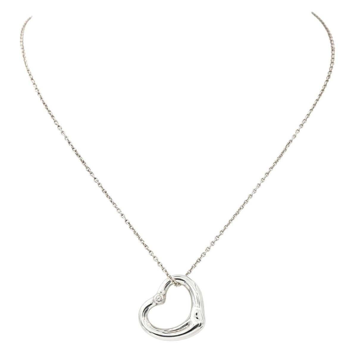 Collier Pendentif TIFFANY & CO. en argent et diamant - Castafiore