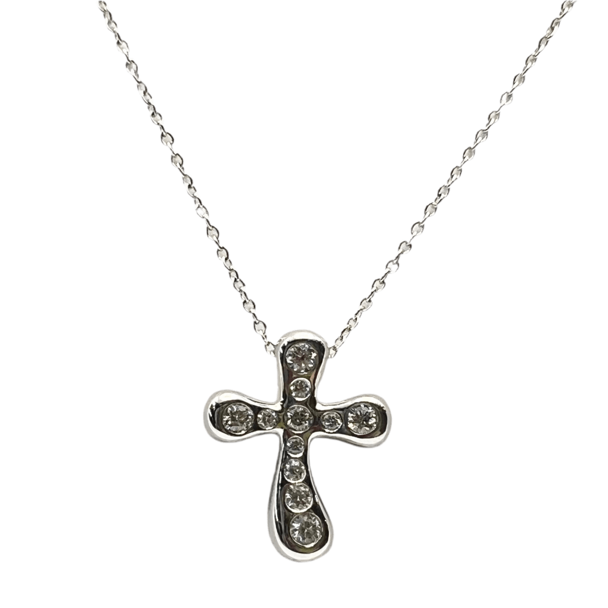 Collier Pendentif TIFFANY & CO. en platineet diamants - Castafiore