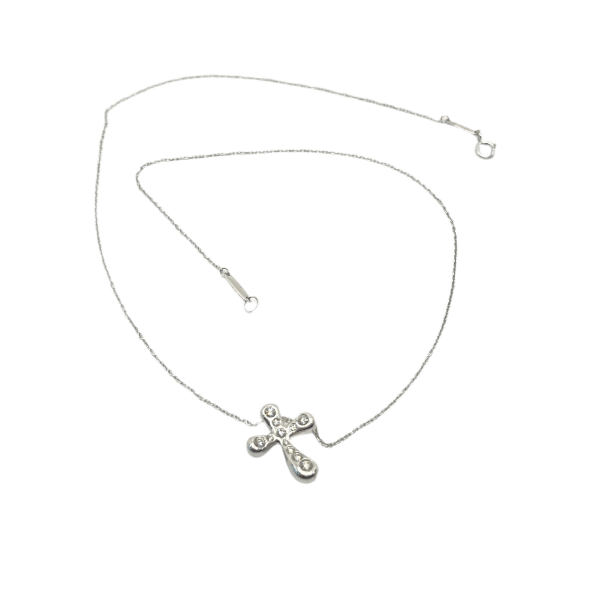 Collier Pendentif TIFFANY & CO. en platineet diamants - Castafiore