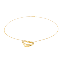 Collier Pendentif TIFFANY & CO. "Open Heart" en or jaune - Castafiore