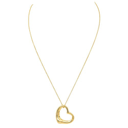 Collier Pendentif TIFFANY & CO. "Open Heart" en or jaune - Castafiore