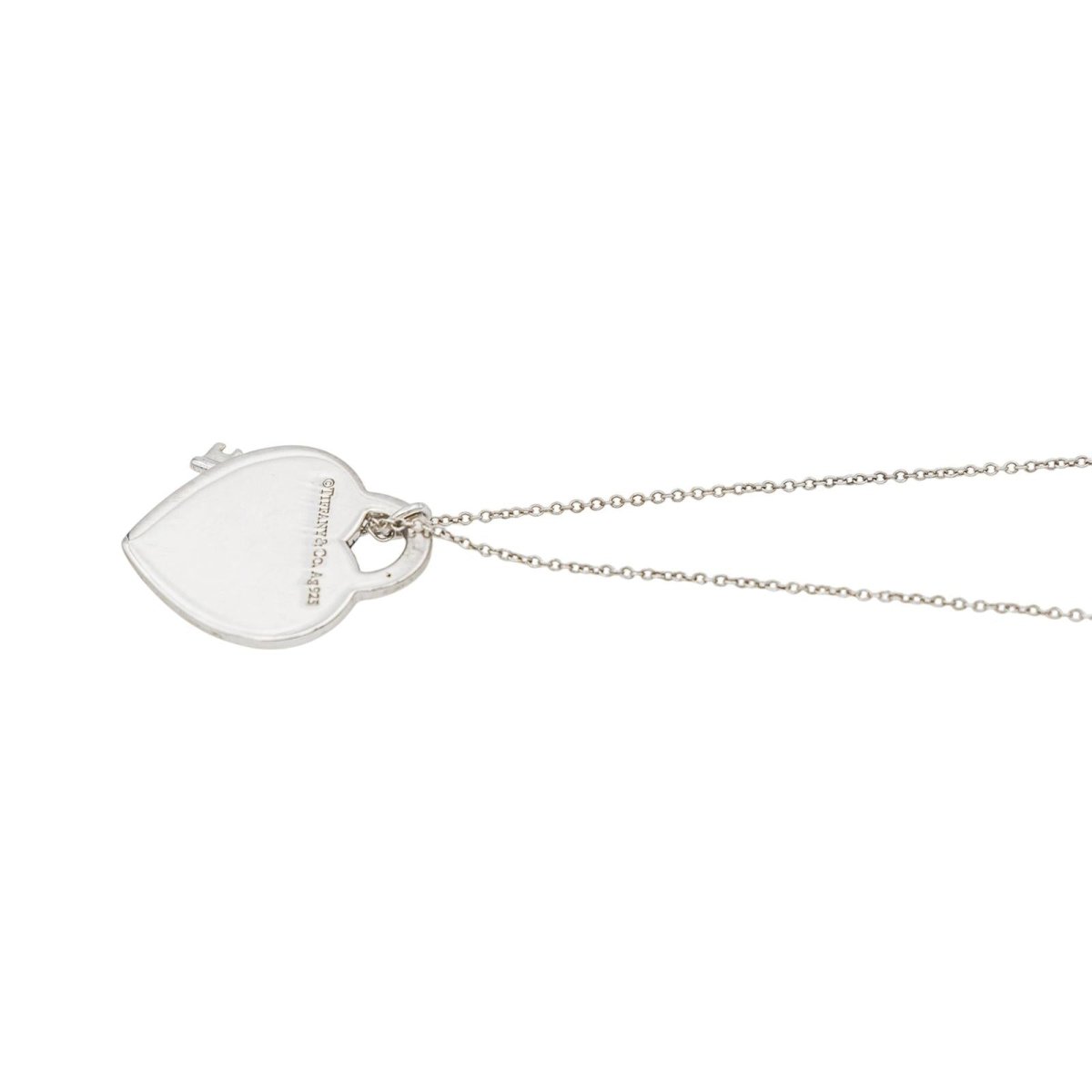 Collier Pendentif TIFFANY & CO "Return to Tiffany" en argent et diamant - Castafiore