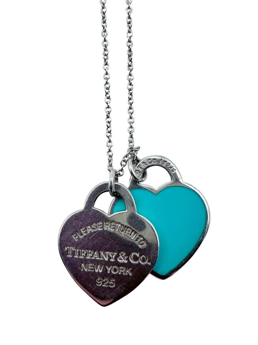 Collier Pendentif TIFFANY & CO. "Return to Tiffany" en argent et émail - Castafiore