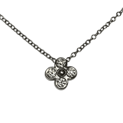 Collier Pendentif TIFFANY & CO. "Trèfle" en platine et diamants - Castafiore
