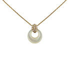 Collier Pendentif VAN CLEEF & ARPELS en or jaune, turquoise, nacre et diamants - Castafiore