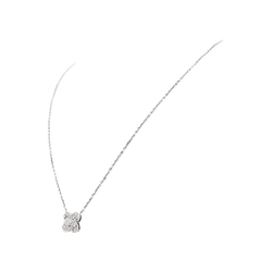 Necklace Van Cleef & Arpels, "Trefle", white gold and diamonds.