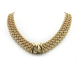 Collier Pénélope Double C Or jaune - CARTIER - Castafiore