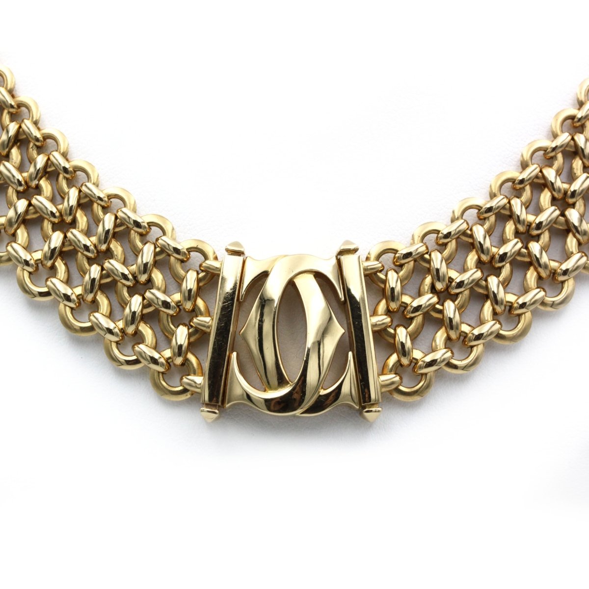 Collier Pénélope Double C Or jaune - CARTIER - Castafiore