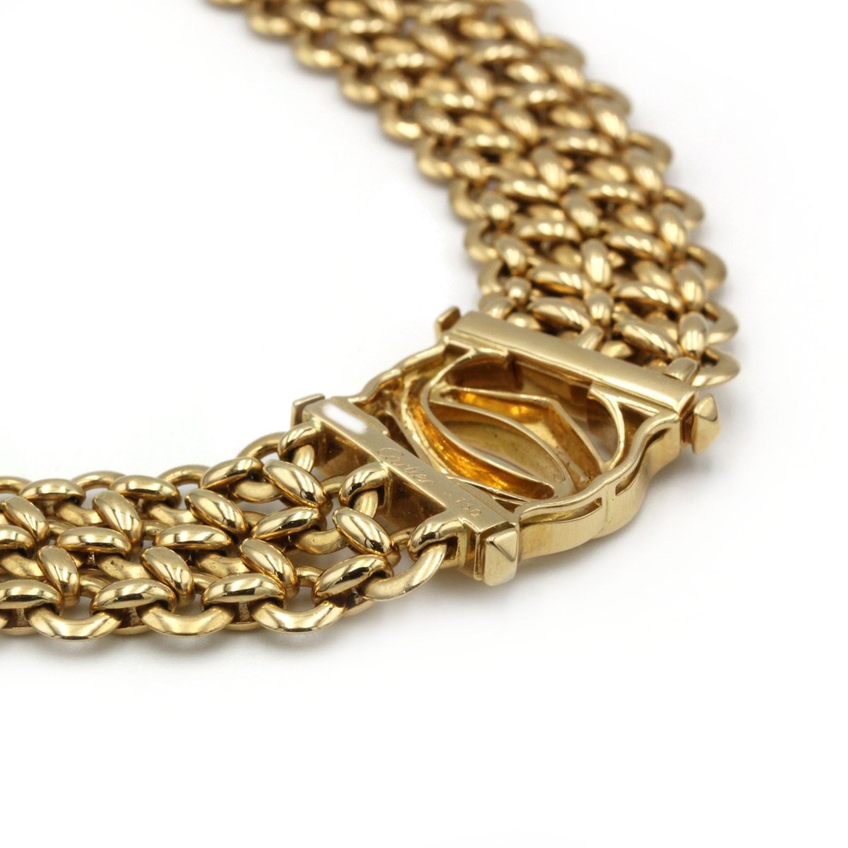 Collier Pénélope Double C Or jaune - CARTIER - Castafiore