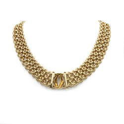 Collier Pénélope Double C Or jaune - CARTIER - Castafiore