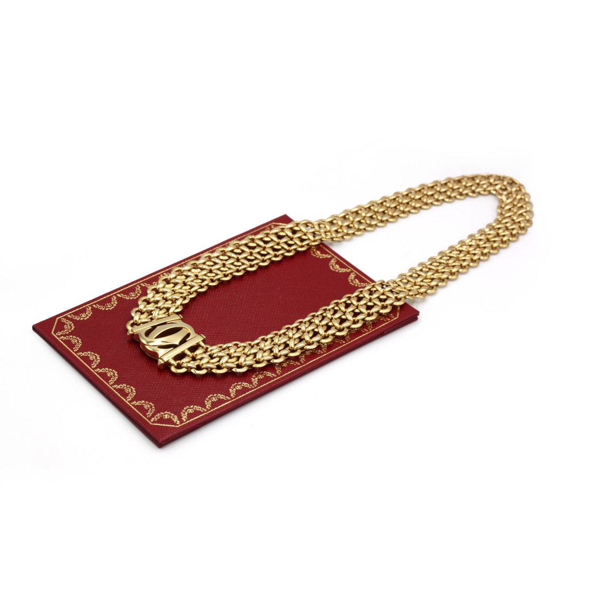 Collier Pénélope Double C Or jaune - CARTIER - Castafiore