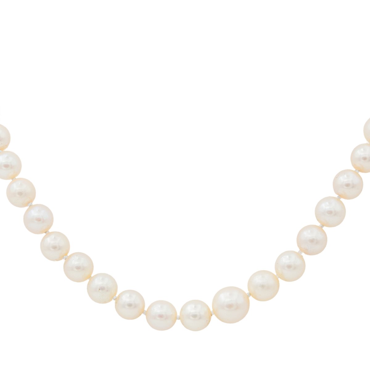Collier Perle Or blanc Perle - Castafiore