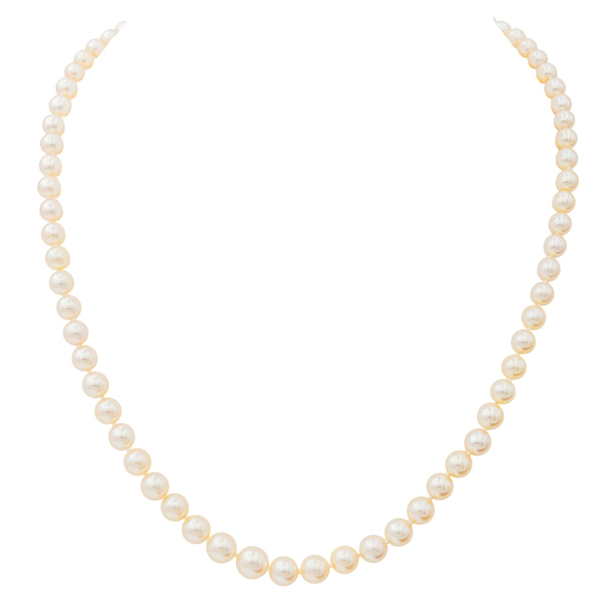 Collier Perle Or blanc Perle - Castafiore