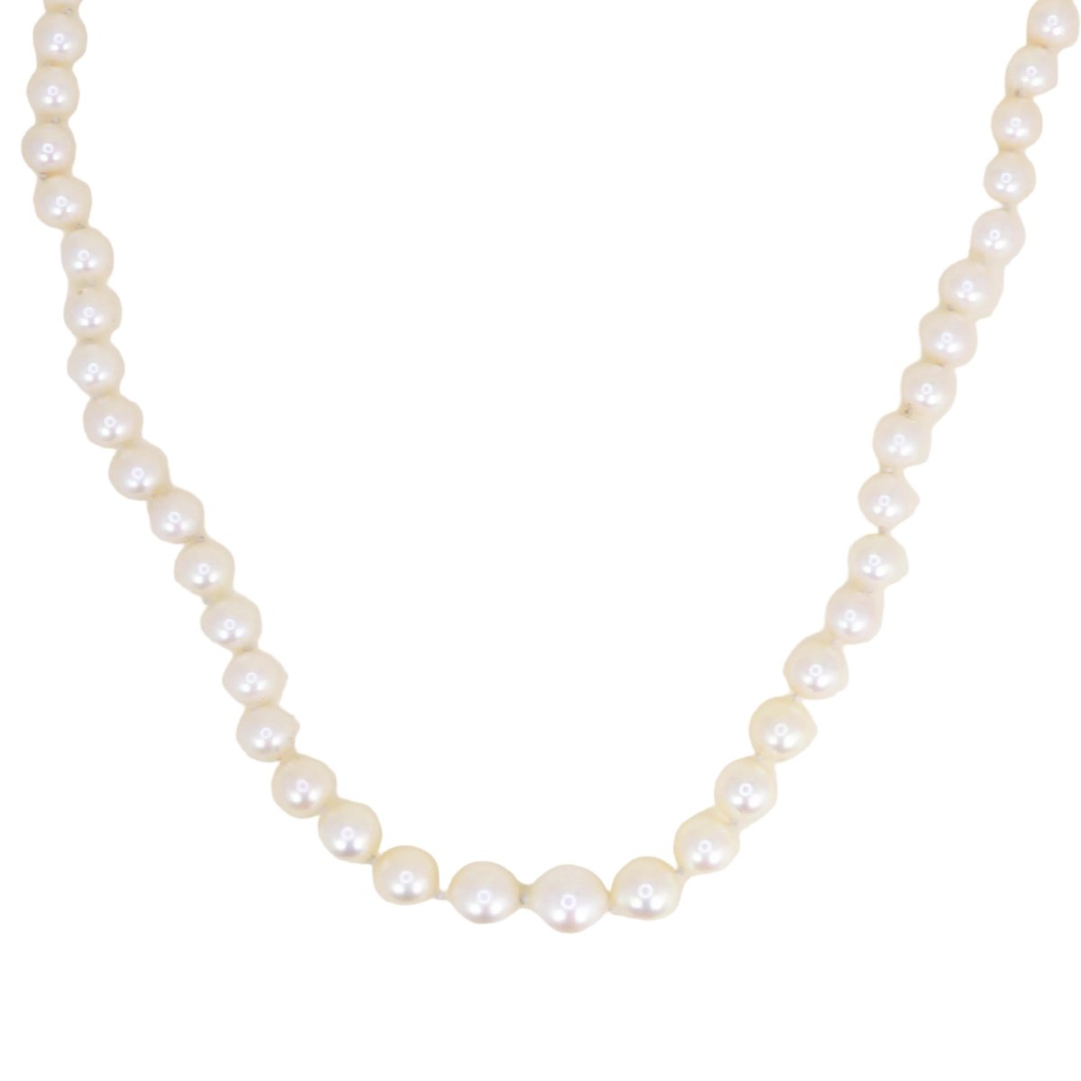 Collier Perles BOUCHERON en or blanc - Castafiore