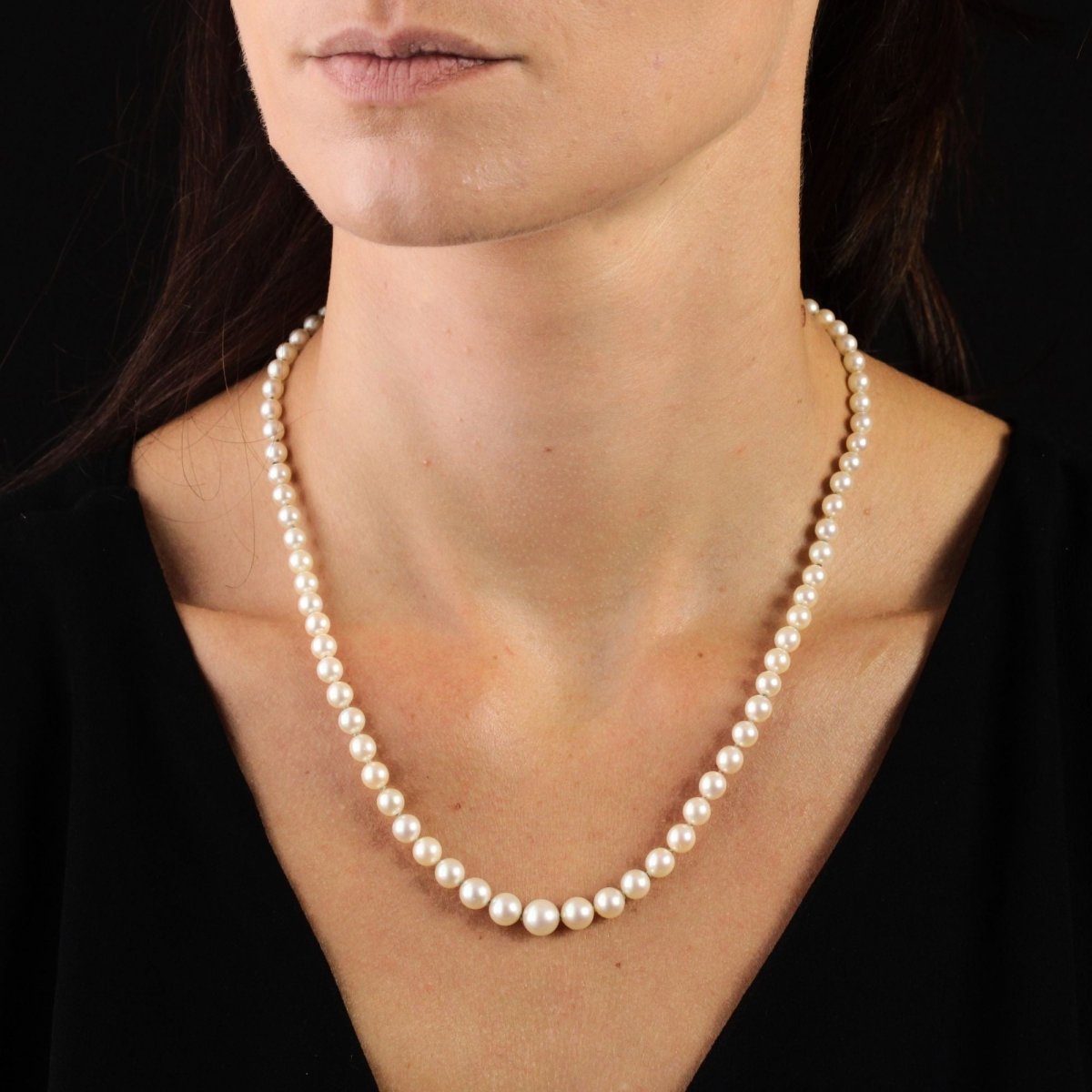 Collier Perles de culture en or rose - Castafiore