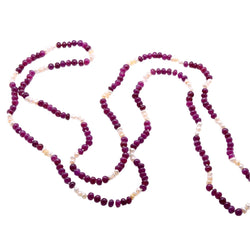 Collier perles de rubis « Amarante » - Castafiore