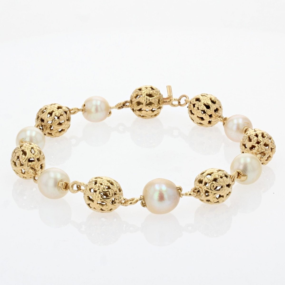 Collier perles d'or et de culture transformable - Castafiore