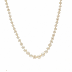 Collier Perles du Japon en or jaune et perles - Castafiore