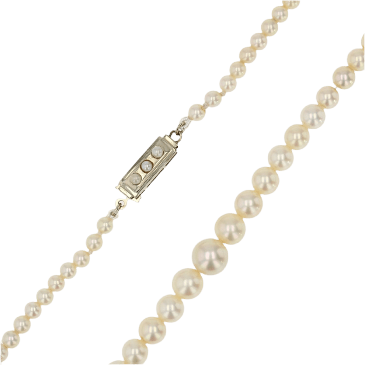 Collier Perles en or blanc - Castafiore