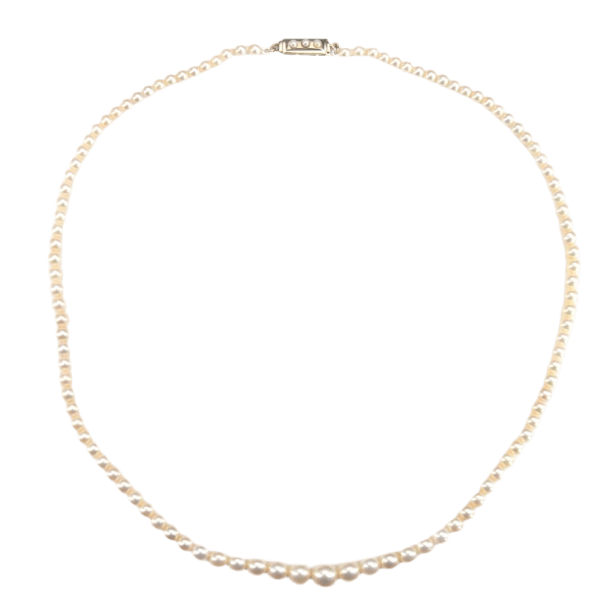 Collier Perles en or blanc - Castafiore