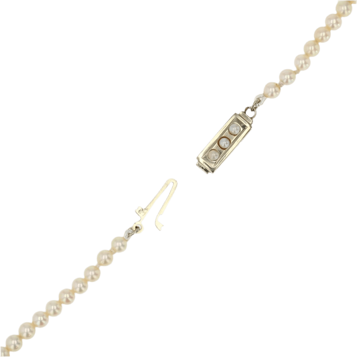 Collier Perles en or blanc - Castafiore