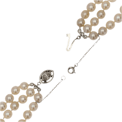 Collier Perles en or blanc et diamant - Castafiore