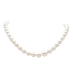 Collier Perles en or blanc et diamants - Castafiore