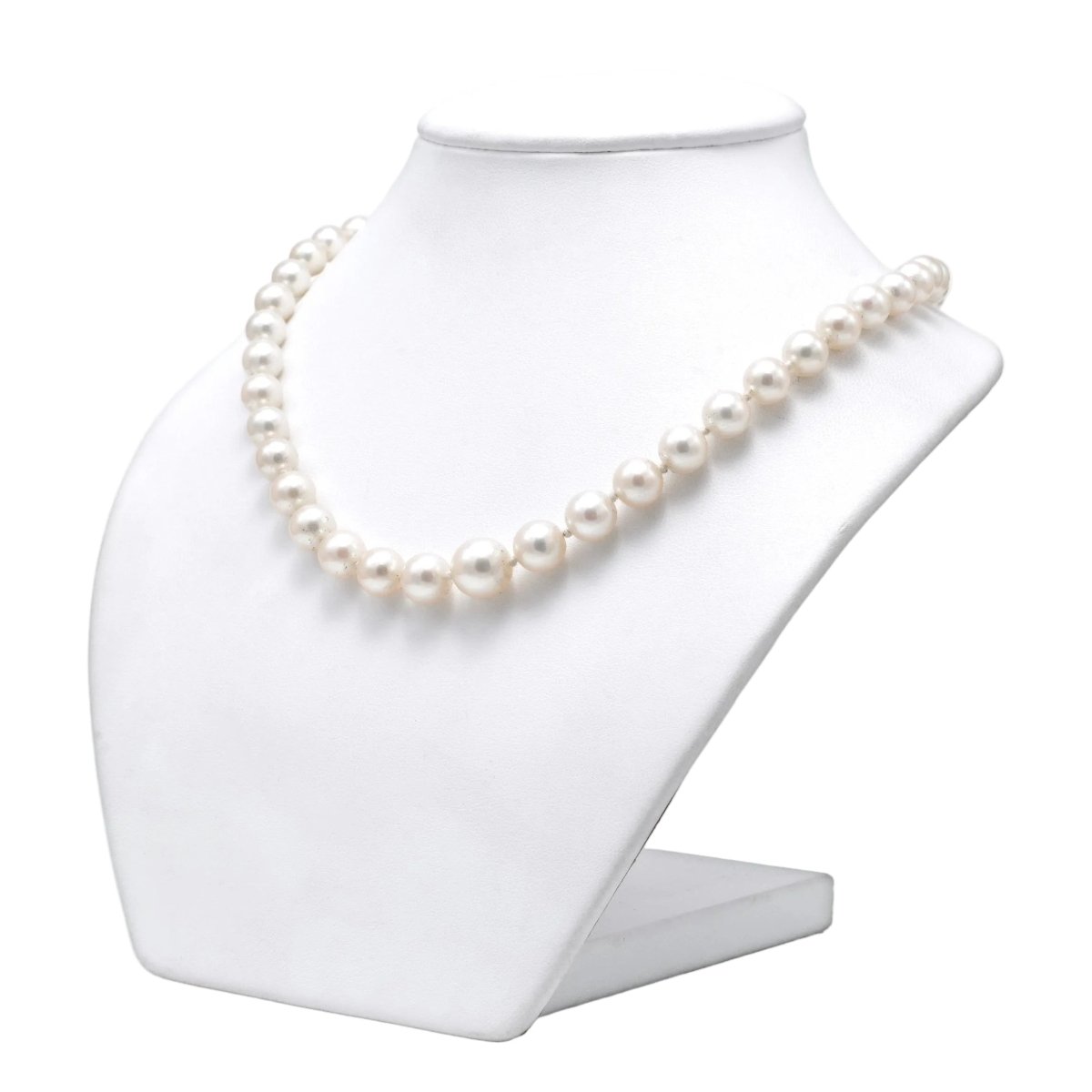 Collier Perles en or blanc et diamants - Castafiore