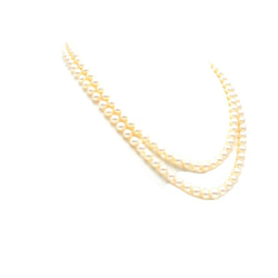Collier Perles en or blanc et turquoise - Castafiore