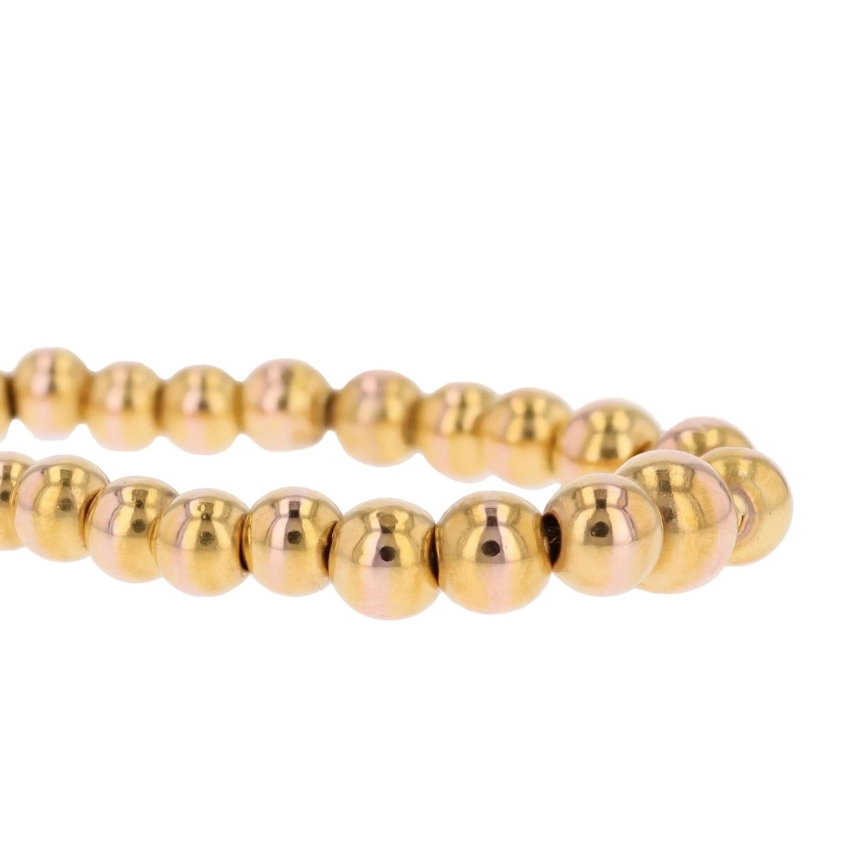 Necklace vintage perles d'or