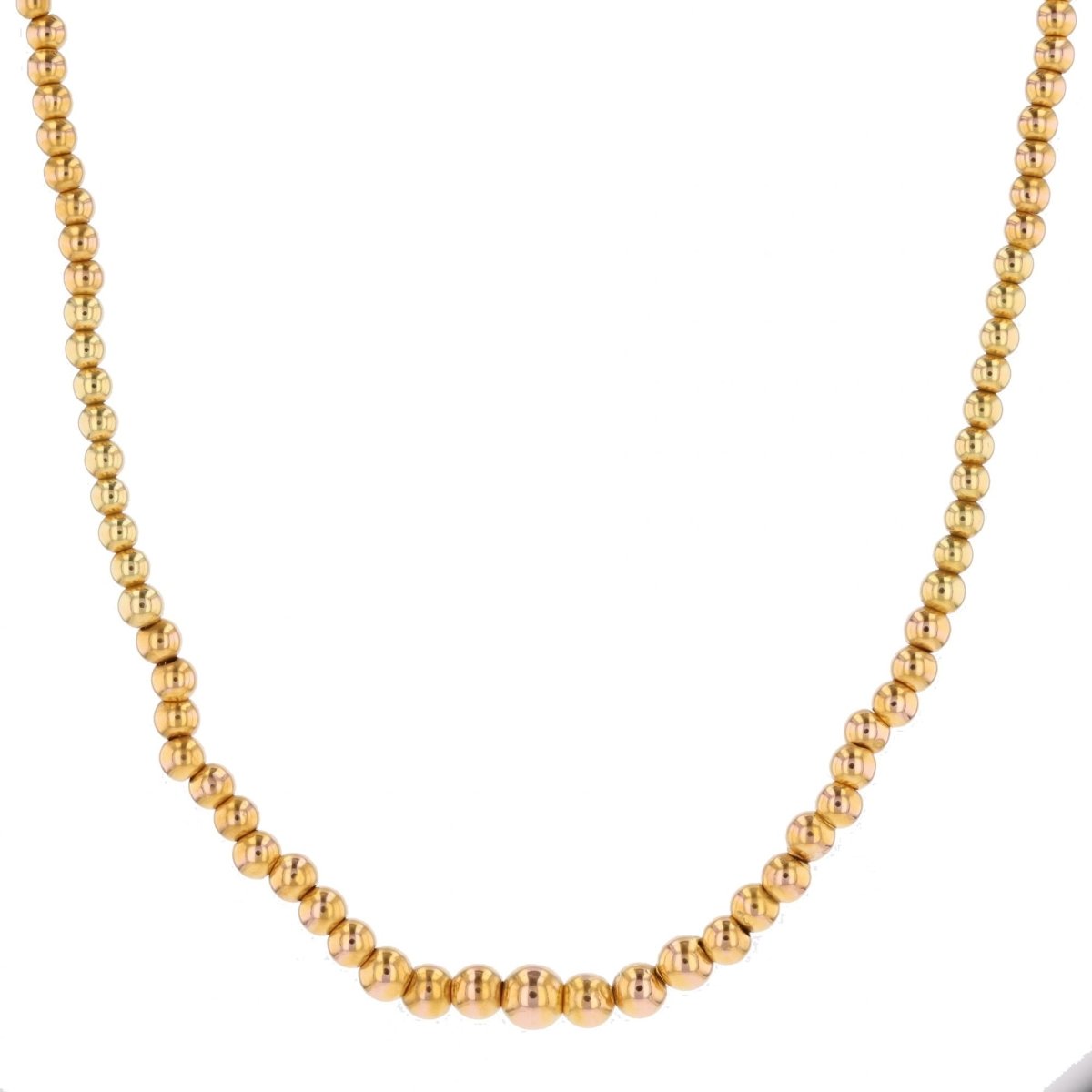 Necklace vintage perles d'or