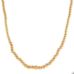 Necklace vintage perles d'or