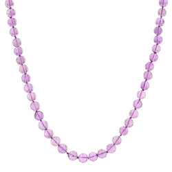 Necklace amethyst pearls yellow gold