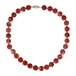 Collier Perles en or jaune et corail - Castafiore