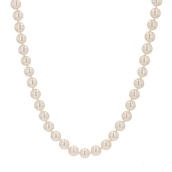 Collier Perles en or jaune et diamants - Castafiore