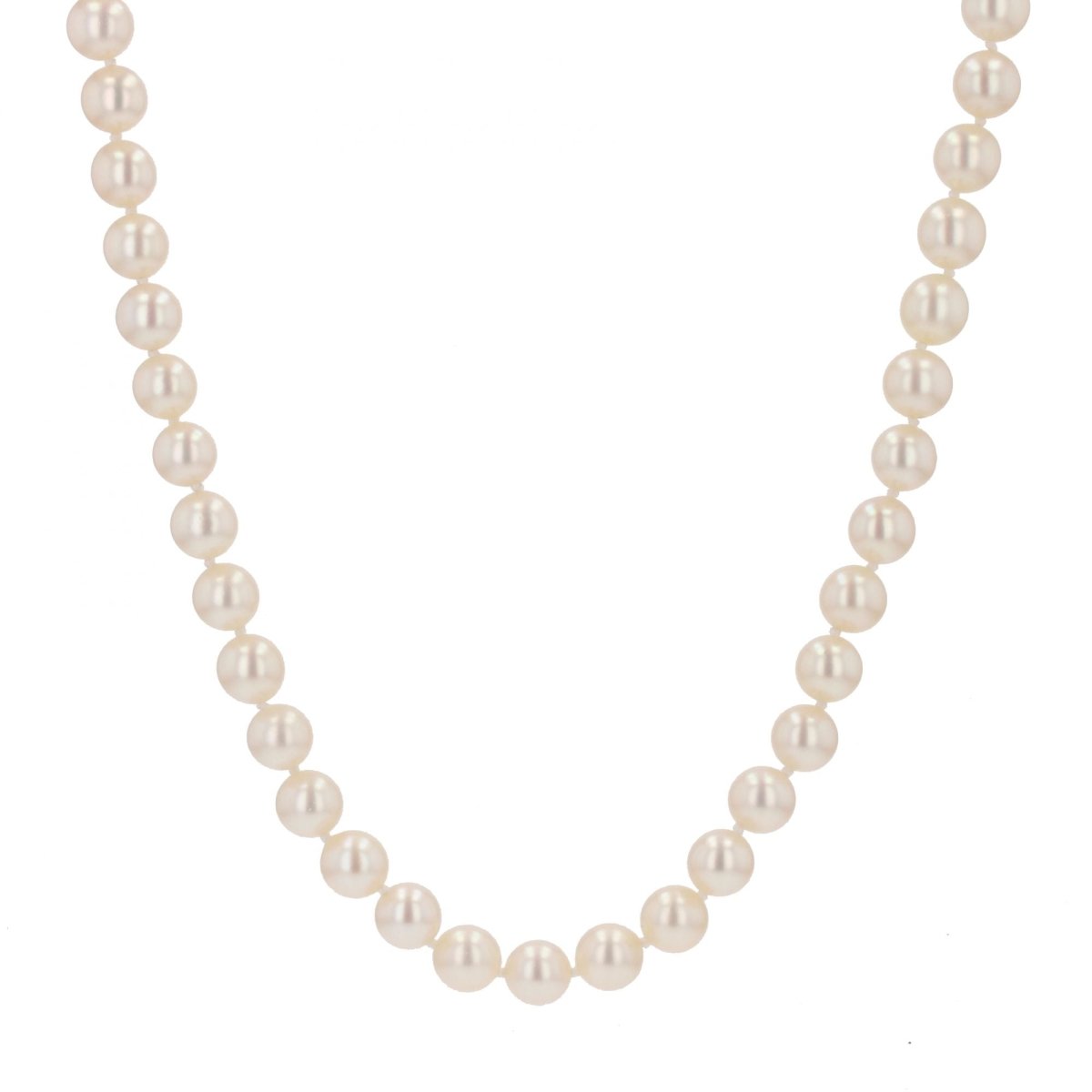Collier Perles en or jaune et diamants - Castafiore