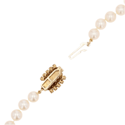 Collier Perles en or jaune et diamants - Castafiore