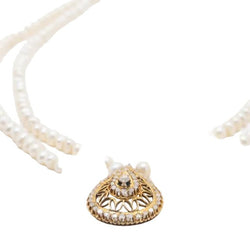 Collier Perles en or jaune, perles et diamants - Castafiore